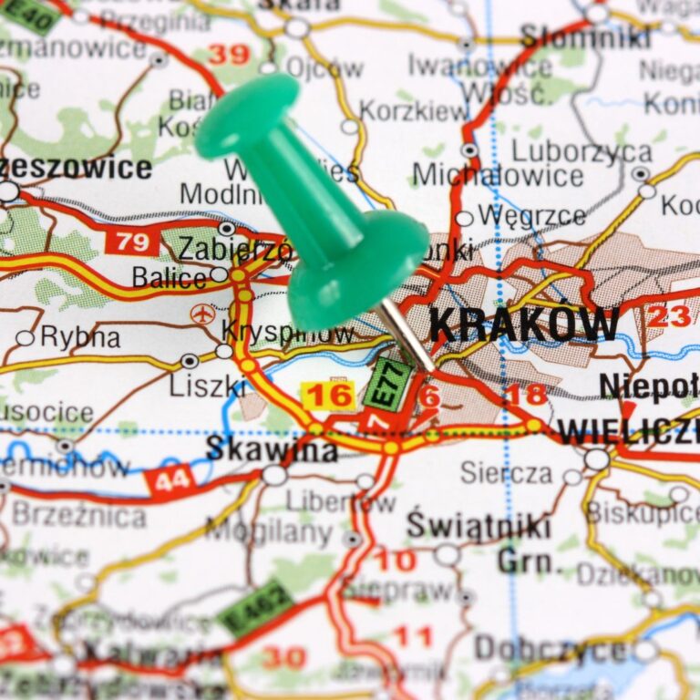 krakau-op-de-kaart